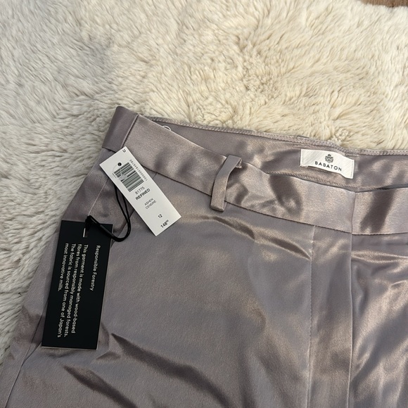 Aritzia Babaton Refined Satin Cargo Pant - Picture 7 of 12